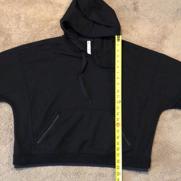 Athleta Cropped Sweatshirt, XL - Picture 8 of 12
